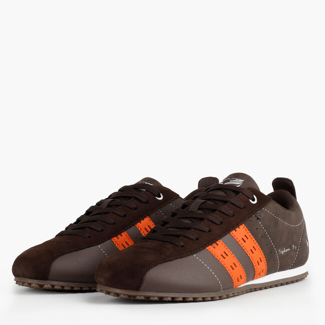 Men's Sneaker Typhoon SP - Dark Brown/Orange