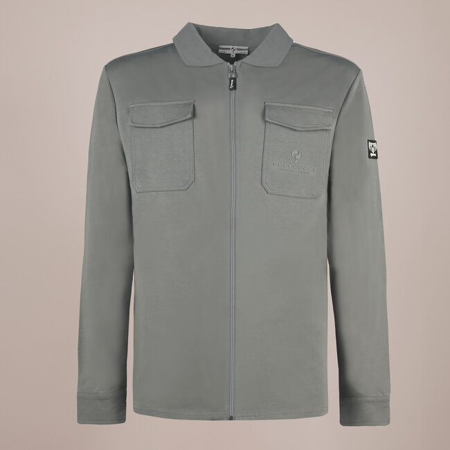 Heren Overshirt Hattem - Zacht Grijsgroen