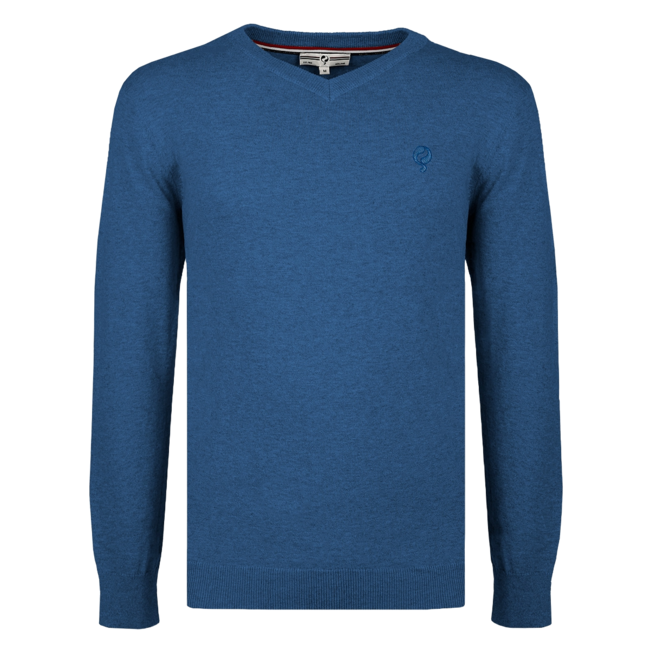 Men's Sweater Heemskerk - Denim Blue Melange