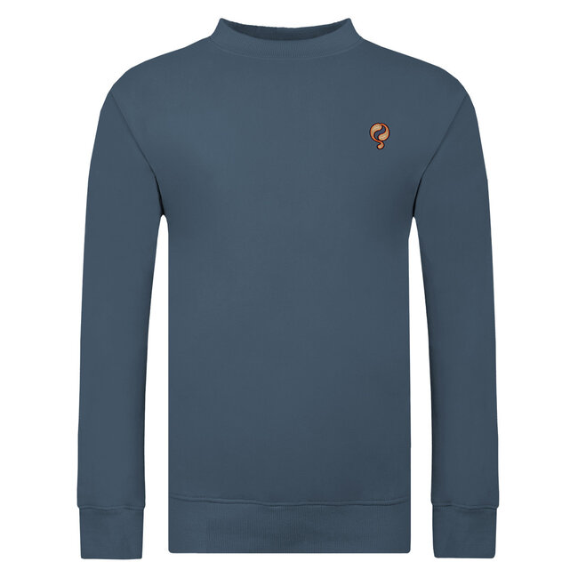 Men's Sweater Hekelingen - Denim Blue/Navy