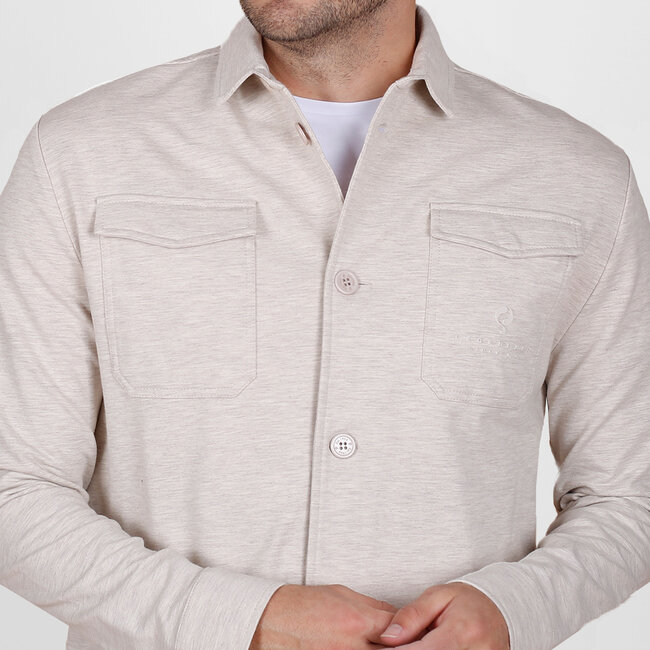 Men's Overshirt Andel - Sand Melange