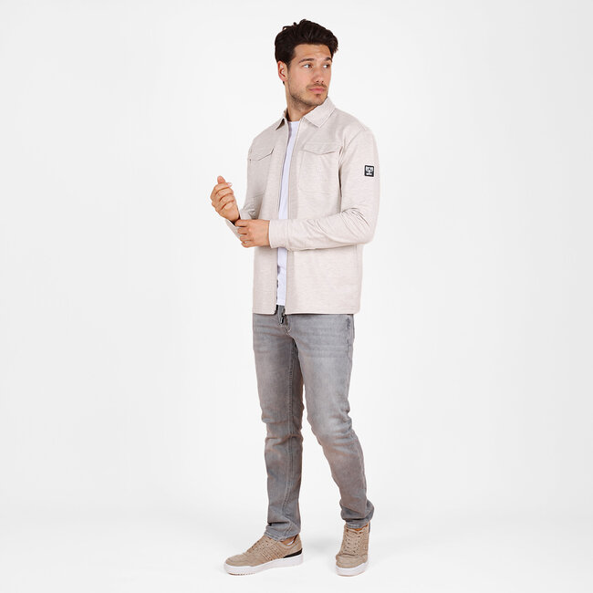 Heren Overshirt Hattem - Zand Melange