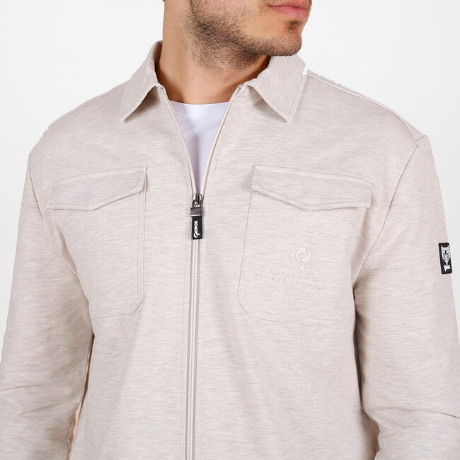 Men's Overshirt Hattem - Sand Melange