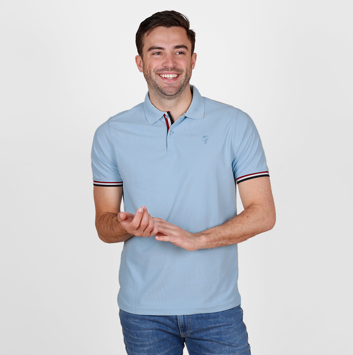Heren Polo Matchplay | Lichtblauw afbeelding
