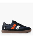 Q1905 Heren Sneaker Platinum - Donkerblauw/Oranje/Wit