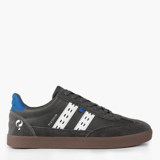Q1905 Heren Sneaker Platinum - Middengrijs/Koningsblauw/Wit