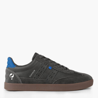 Q1905 Heren Sneaker Platinum - Middengrijs/Koningsblauw