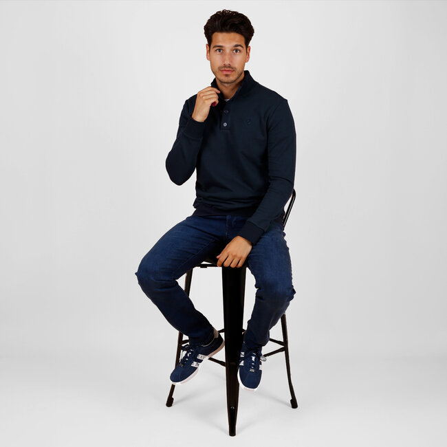 Heren Trui Plaatsluis - Donkerblauw