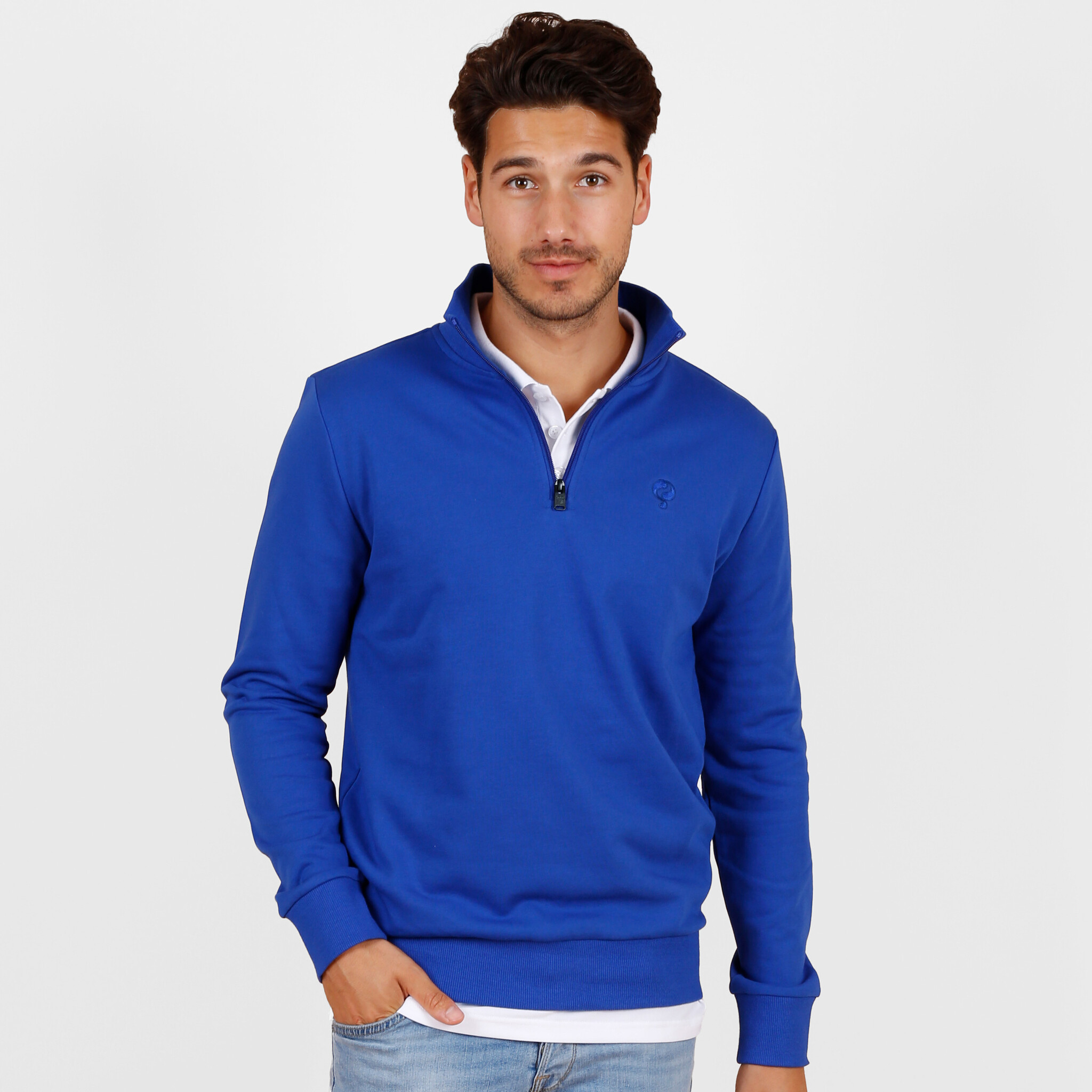 Heren Trui Gouda | Koningsblauw afbeelding