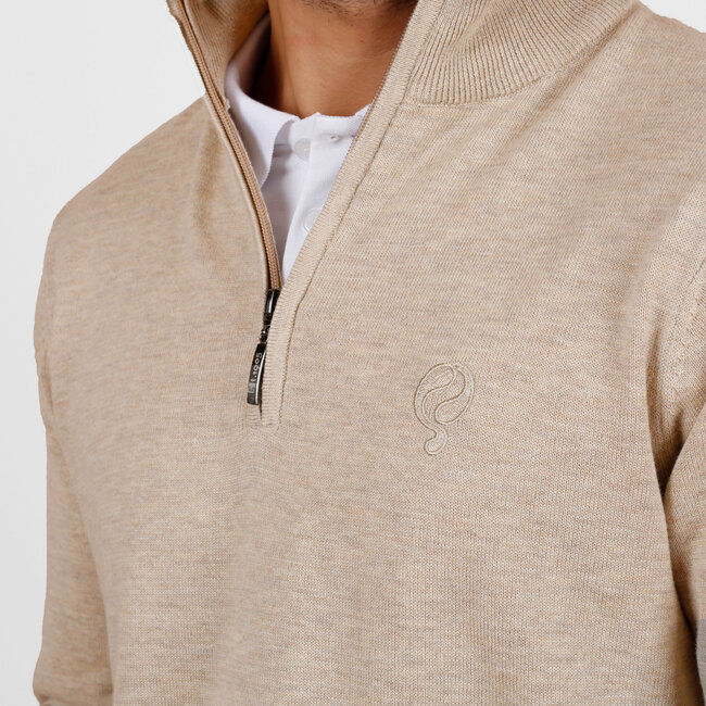 Men's Sweater Kralingen - Light Taupe Melange