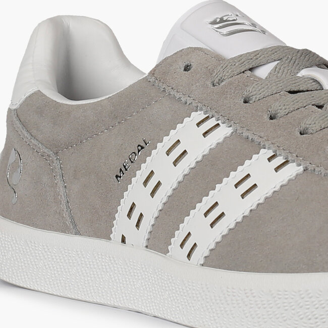 Heren Sneaker Medal - Lichtgrijs/Wit