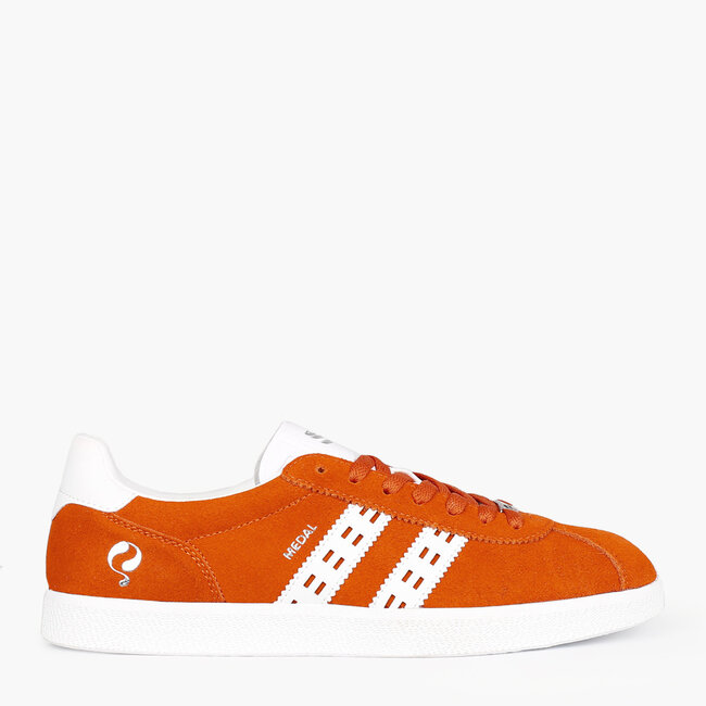 Heren Sneaker Medal - Retro Oranje/Wit