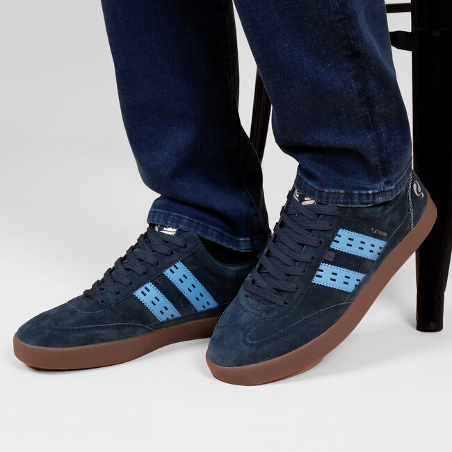 Heren Sneaker Platinum - Blauw/Lichtblauw