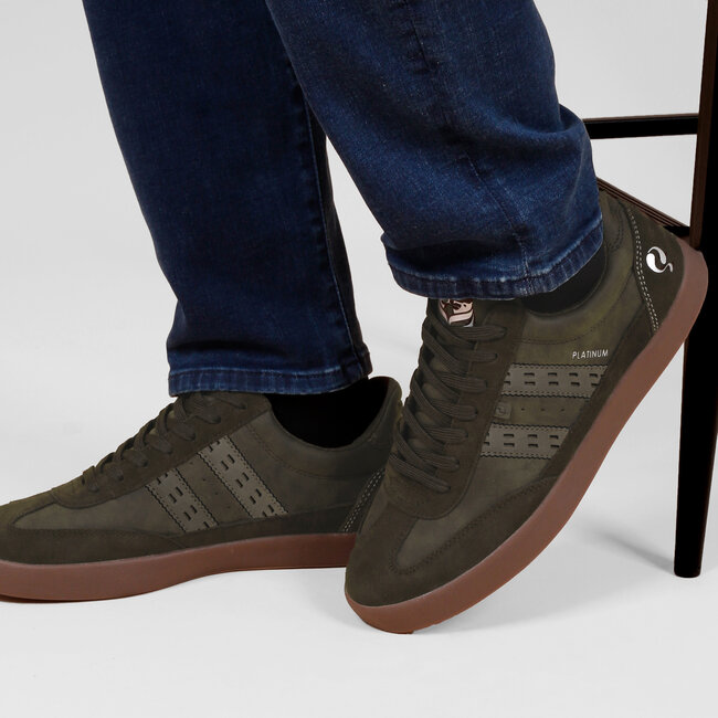 Heren Sneaker Platinum - Legergroen