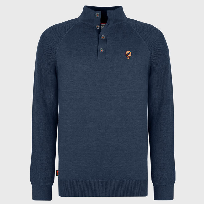 Men's Sweater Oldehove - Jeans Blue Melange