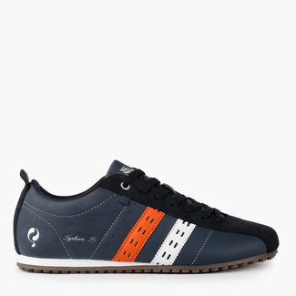 Q1905 Heren Sneaker Typhoon SP - Donkerblauw/Wit/Oranje