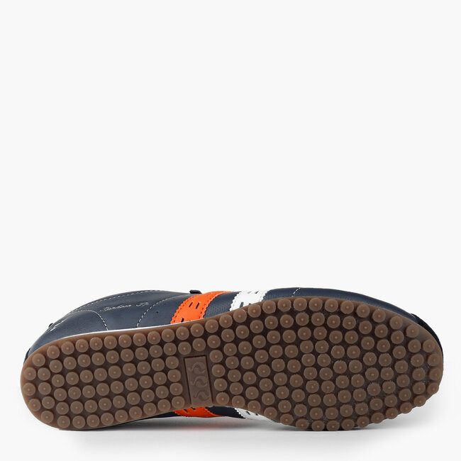 Heren Sneaker Typhoon SP - Donkerblauw/Wit/Oranje