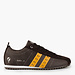 Q1905 Heren Sneaker Typhoon SP - Donkerbruin/Geel