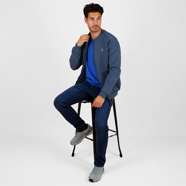 Heren Vest Landgraaf DLX  - Denimblauw Marine