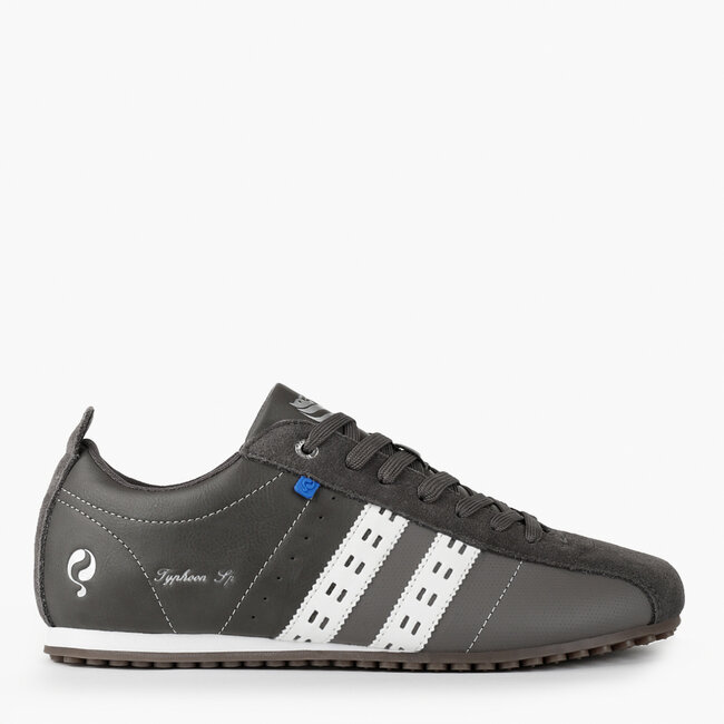 Q1905 Heren Sneaker Typhoon SP - Middengrijs/Koningsblauw/Wit