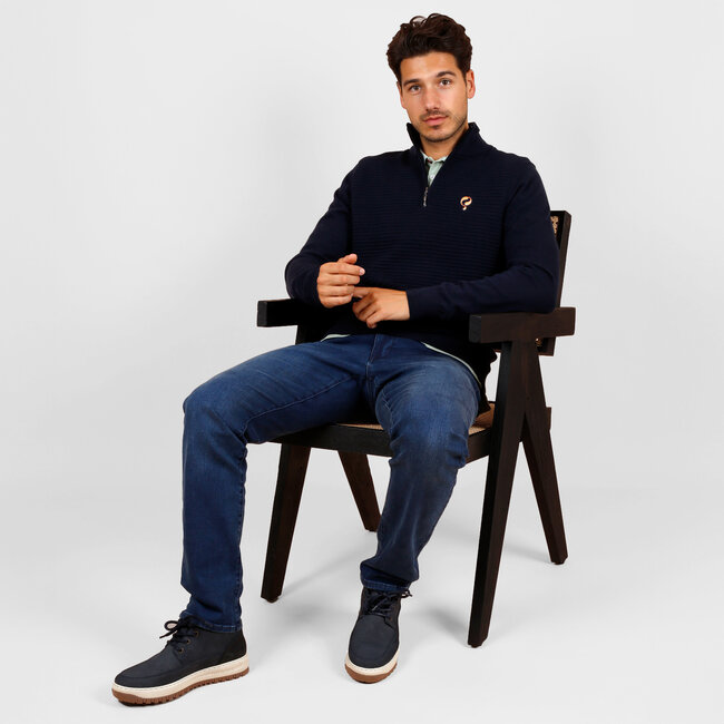 Heren Trui Woudrichem - Donkerblauw