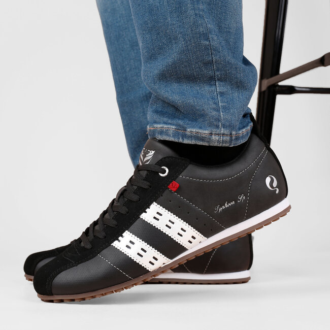 Heren Sneaker Typhoon SP - Zwart/Wit/Rood