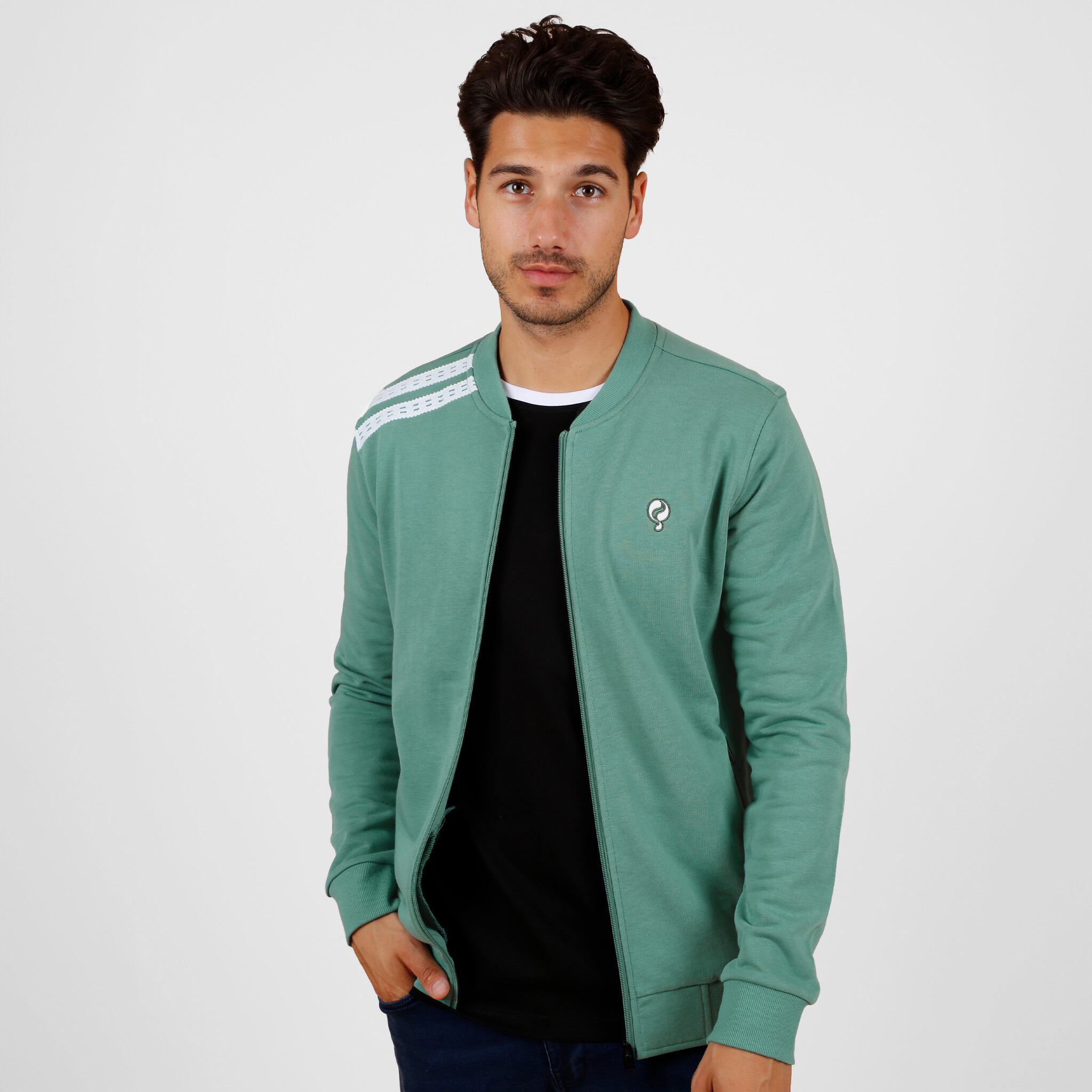 Heren Vest Tirns | Middengroen afbeelding