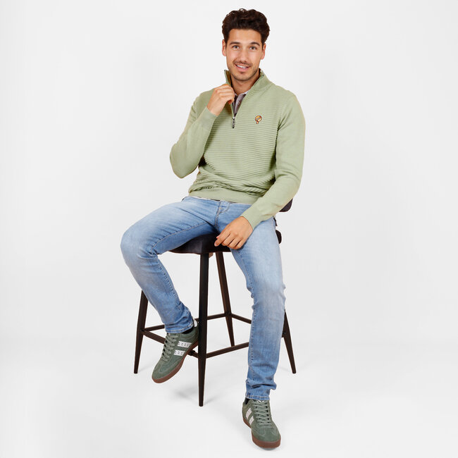 Men's Sweater Woudrichem - Lindegroen