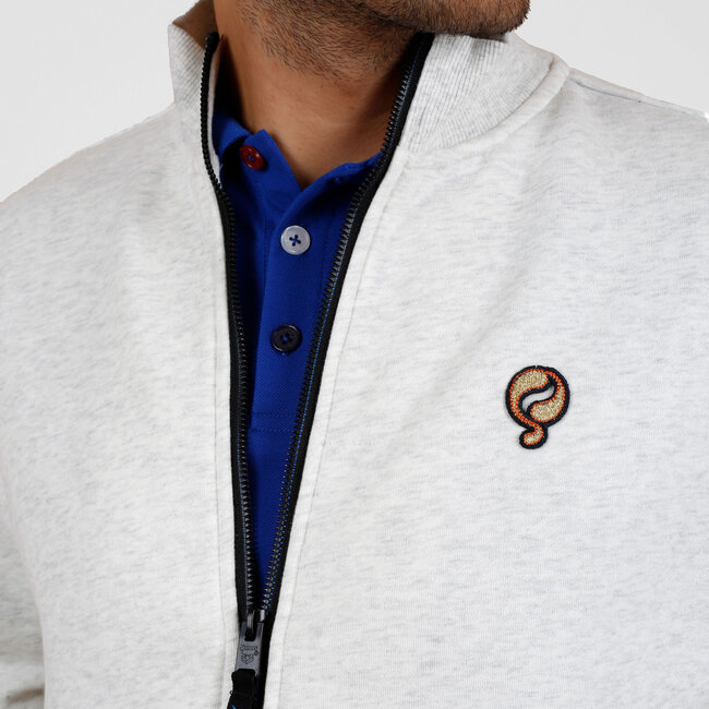 Men's Cardigan Tinte DLX - White Melange