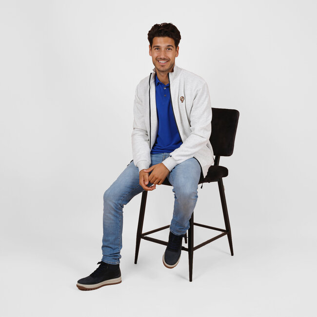 Men's Cardigan Tinte DLX - White Melange