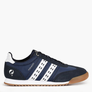 Q1905 Heren Sneaker Tornado - Donkerblauw/Wit