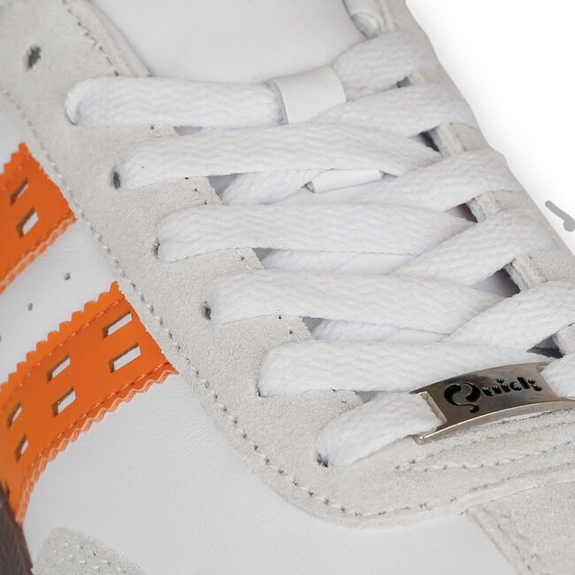 Men's Sneaker Titanium - White/Orange