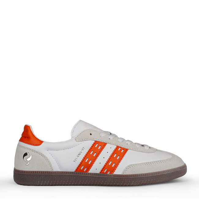Q1905 Men's Sneaker Titanium - White/Orange