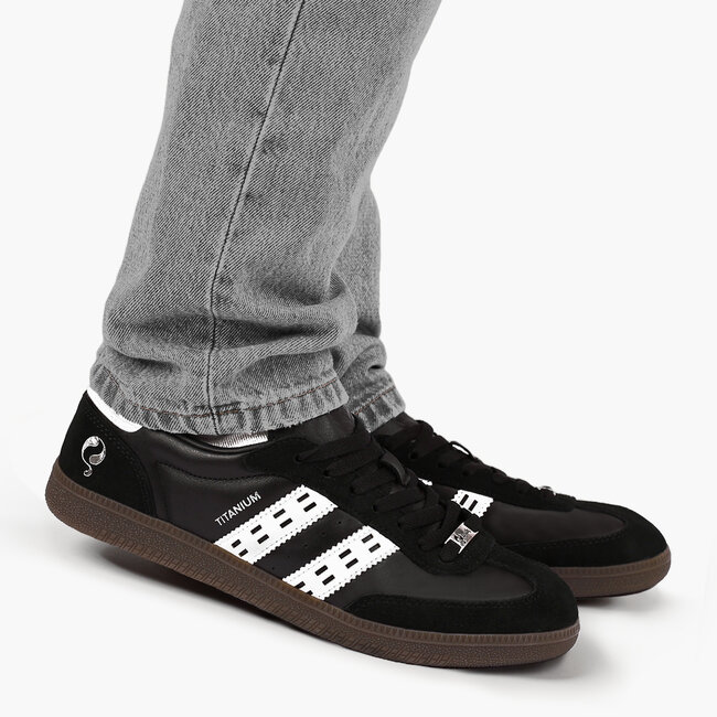 Men's Sneaker Titanium - Black/White