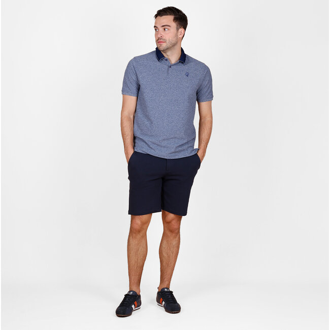 Heren Polo Fore - Donkerblauw Melange