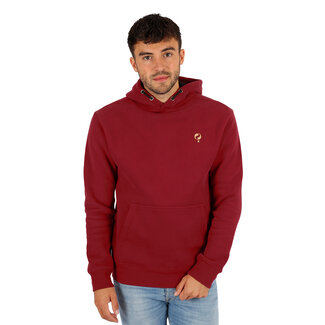 Q1905 Heren Sweater Epe - Cherry Rood