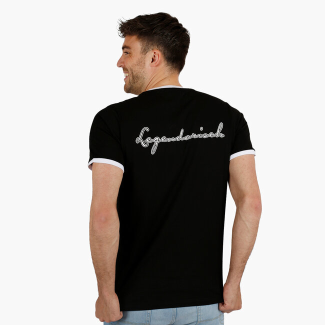 Men's T-shirt Captain - Black/White