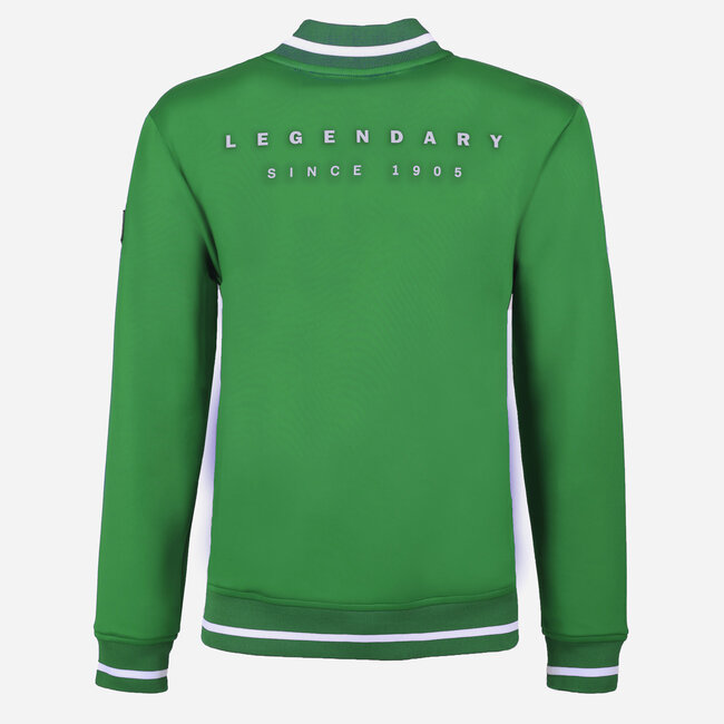 Heren Scuba Half Zip Trui Mill - Helder Groen
