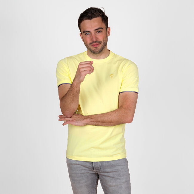 Q1905 Heren T-Shirt Dronten - Lichtgeel
