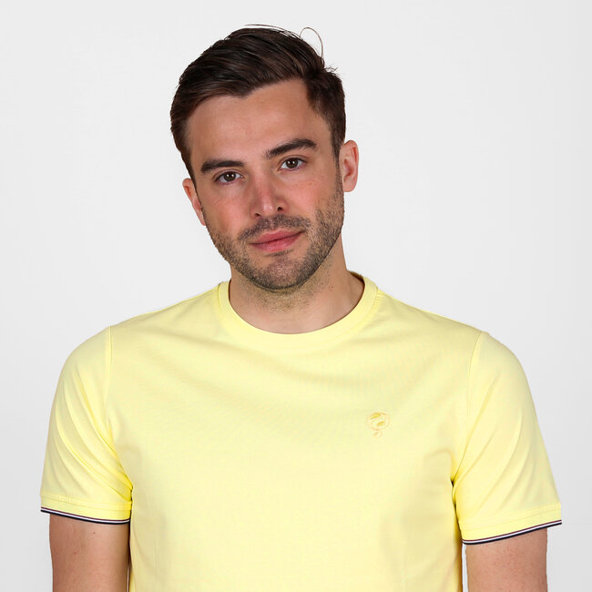 Heren T-Shirt Dronten - Lichtgeel