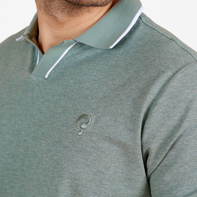 Heren Polo Stein – Lichtgroen Melange