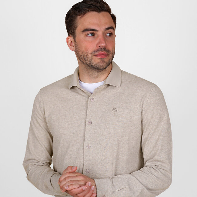 Men's Shirt Putten – Sand Melange