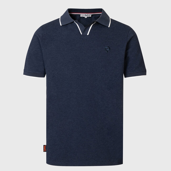 Heren Polo Stein – Donkerblauw Melange