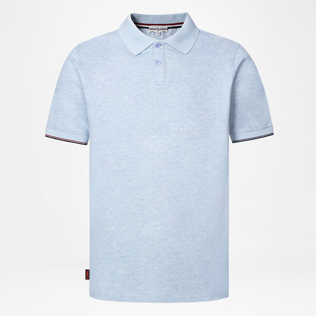 Heren Polo Toldijk – Mistblauw Melange