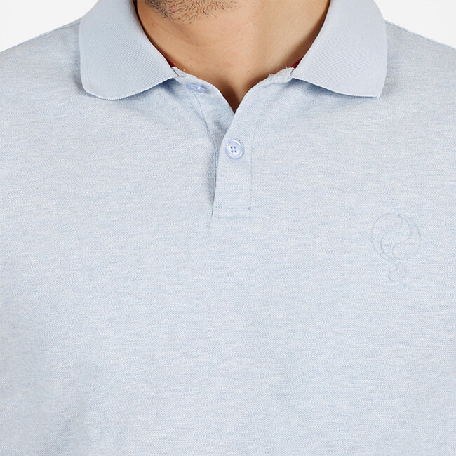 Heren Polo Toldijk – Mistblauw Melange