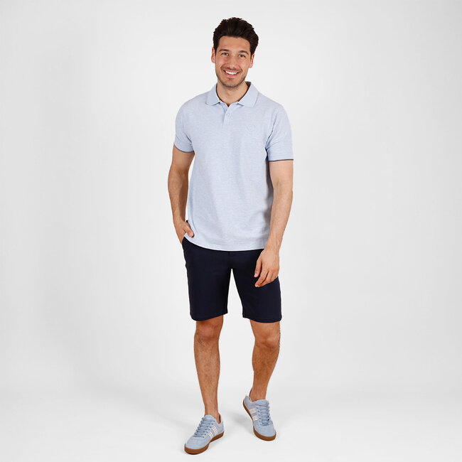 Heren Polo Toldijk – Mistblauw Melange