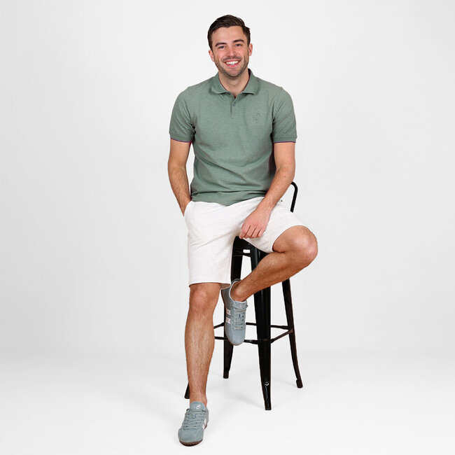 Heren Polo Toldijk – Lichtgroen Melange