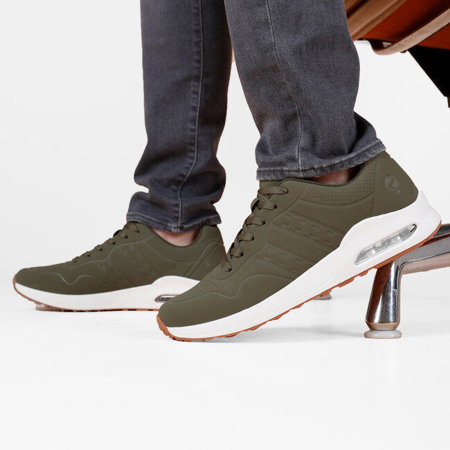 Heren Sneaker Hank - Legergroen/ Olive Green