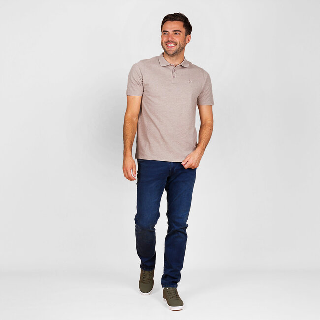 Men's Polo Willemsdorp - Sand Melange