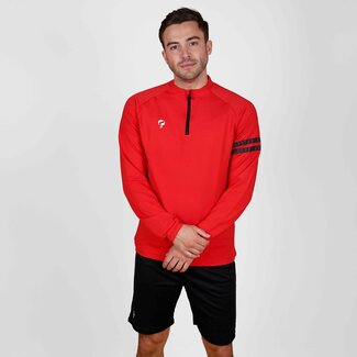 Q1905 Heren Zip Sweater Legend - Rood